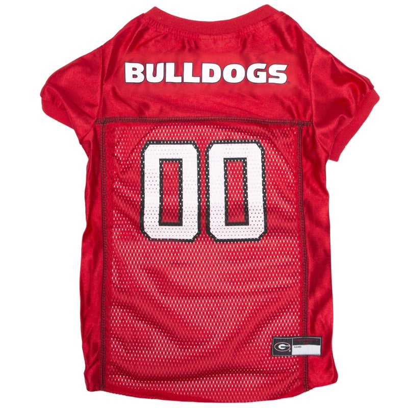 Pets First NCAA College Georgia Bulldogs Mesh Jersey for DOGS & CATS  Small.Licensed Dog Jersey with your Favorite Football/Basketball College Team - Image 1